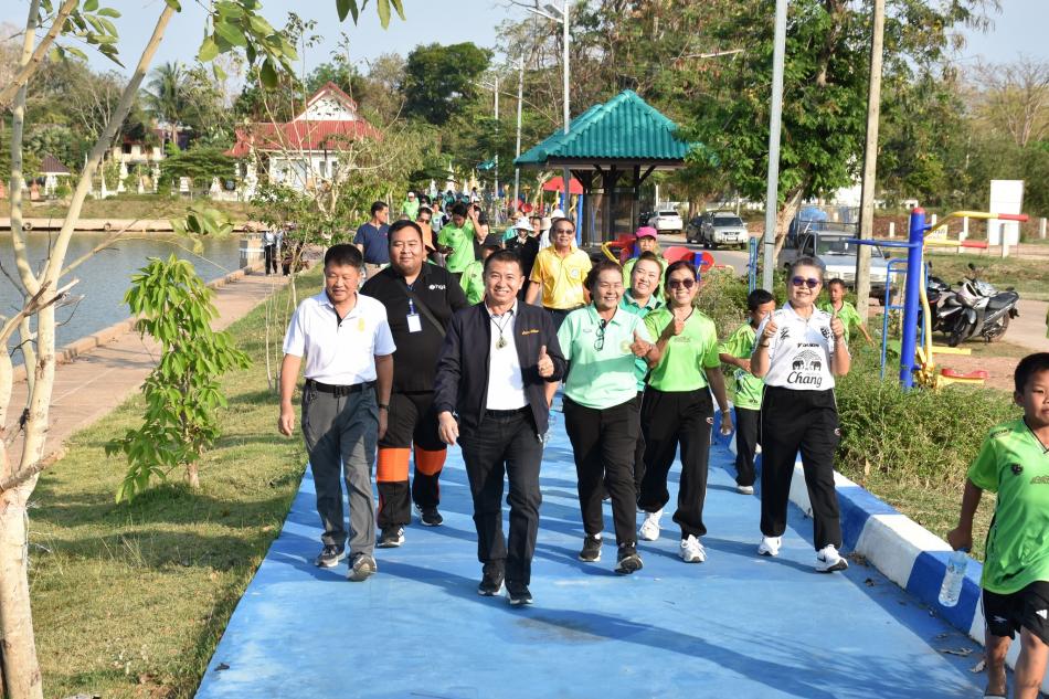 โครงการเดินวิ่ง เพื่อสุขภาพต้านเบาหวาน ความดันโลหิต ชุมชนหมู่ที่ 4
